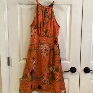 Etcetera 100% Silk Floral Dress Size 0